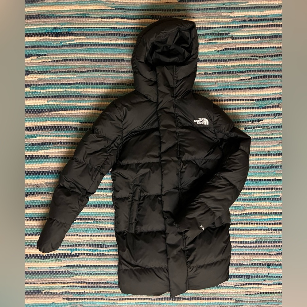 North Face Men’s Hydrenalite Padded Long Parka / Puffer Coat.